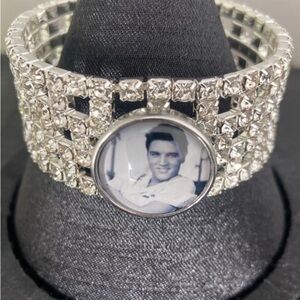 Elvis Bling snap button bracelet